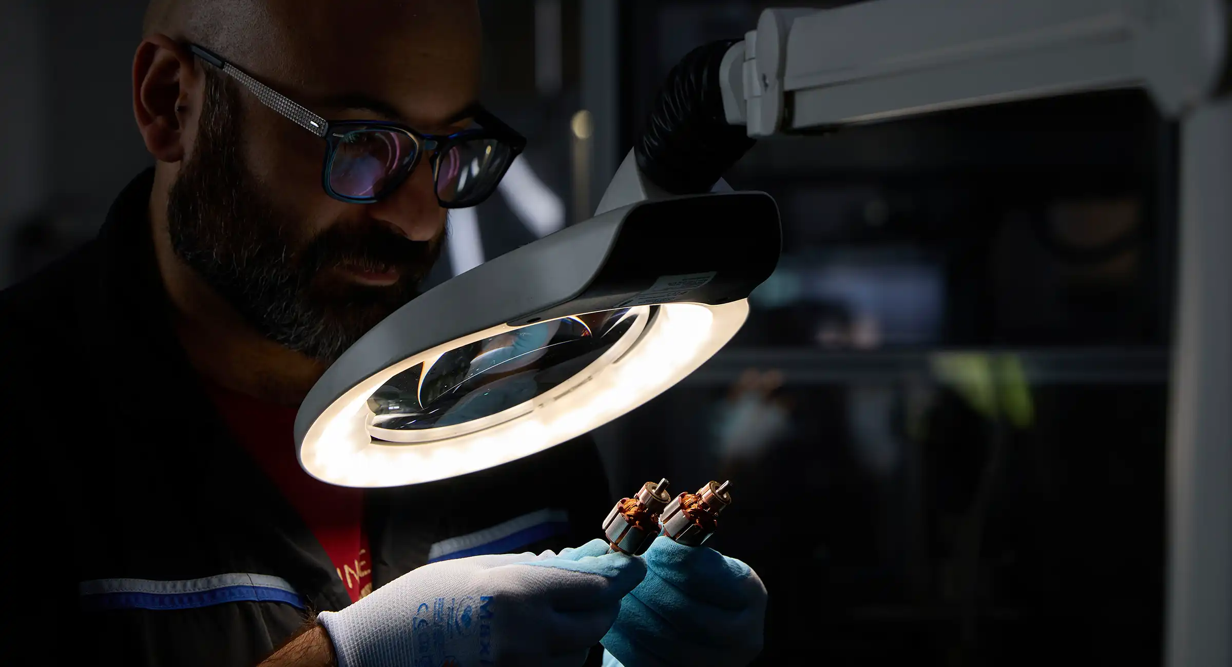 Controllo qualità di elettromotori su misura